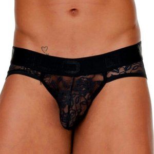 GIGO F-MALE BLACK BRIEF JOCKSTRAP